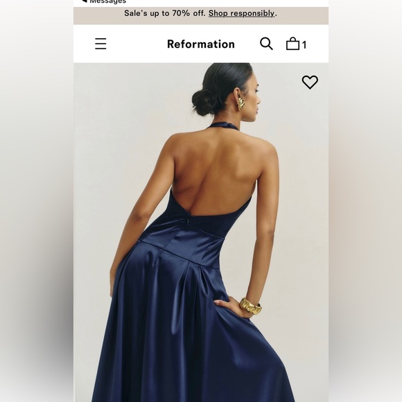 NWT Reformation Lilyann dress - Picture 2 of 2